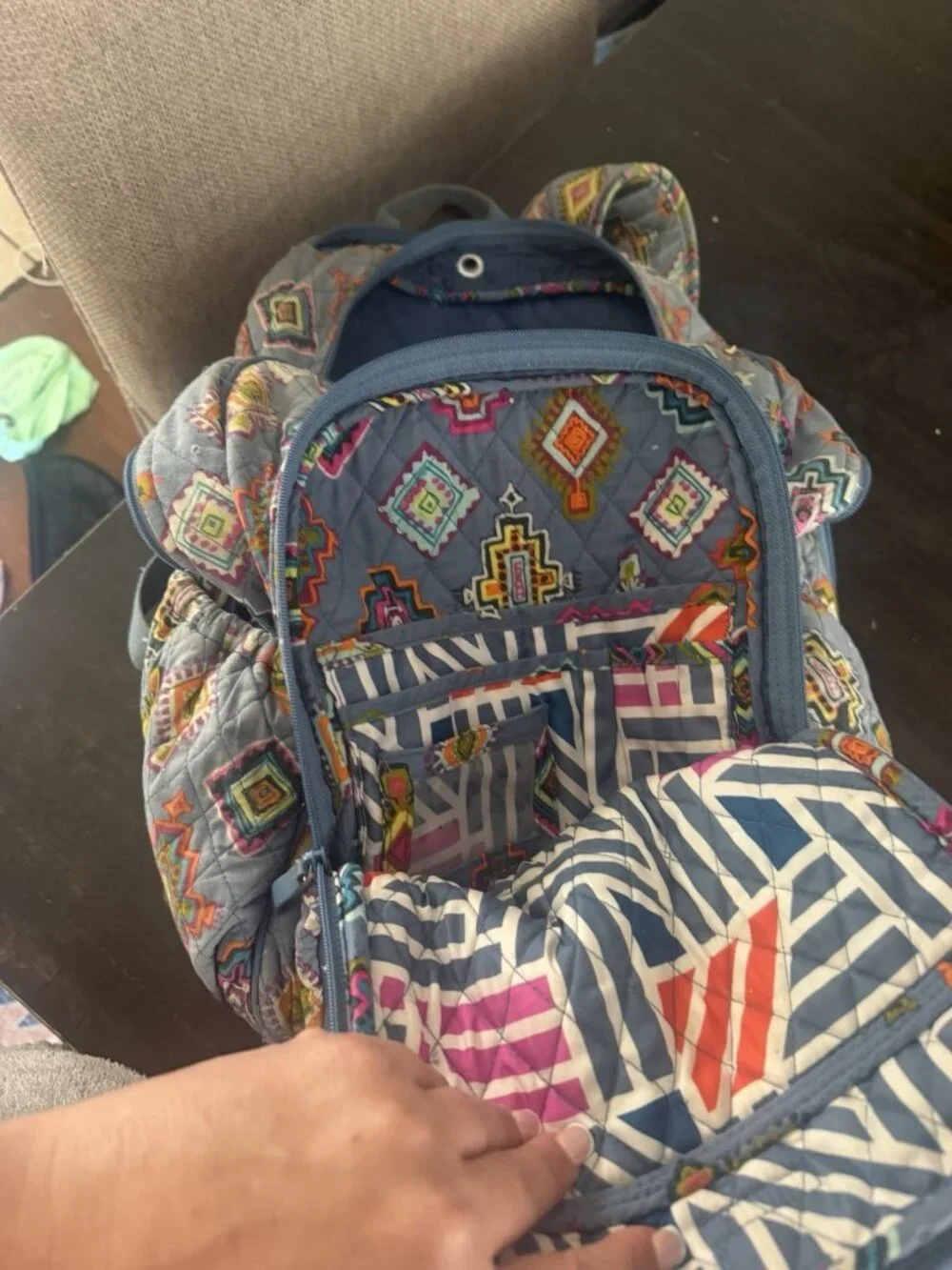 Vera Bradley Essential Backpack Laptop Sleeve Cotton
